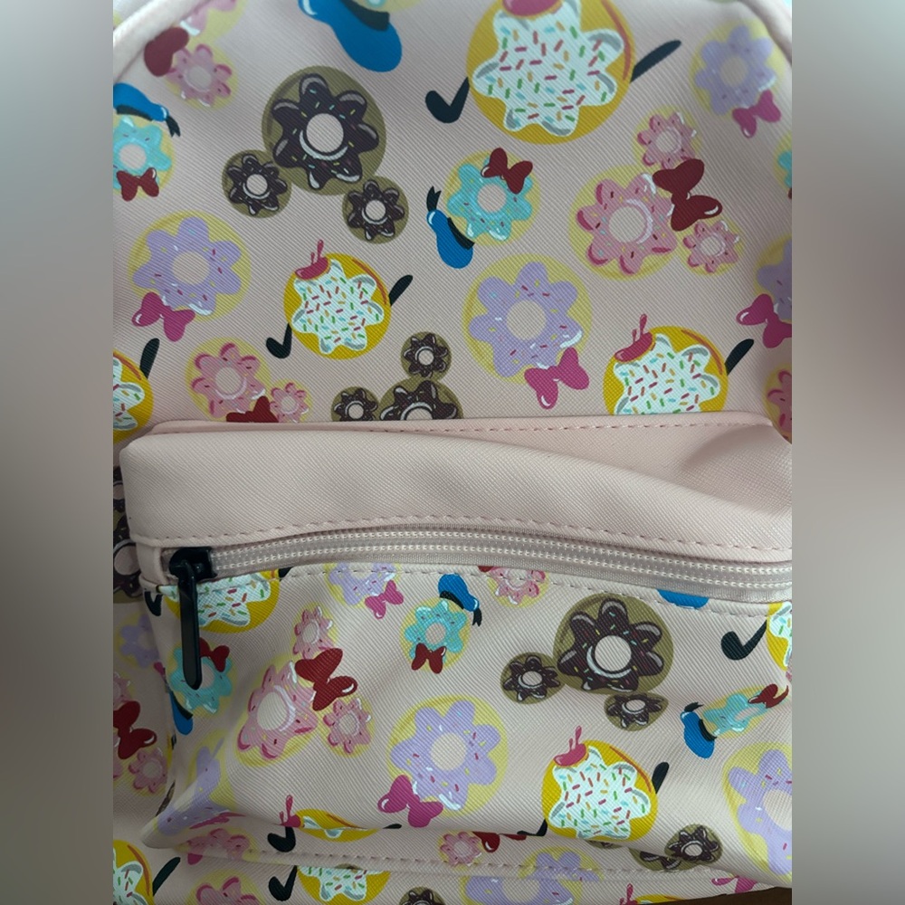Colorful Donut Pattern Backpack - image 2